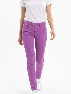 55DSL Diesel‎ Skinny Jeans Women 29 Purple Excellent Low Rise Shimmer Cotton